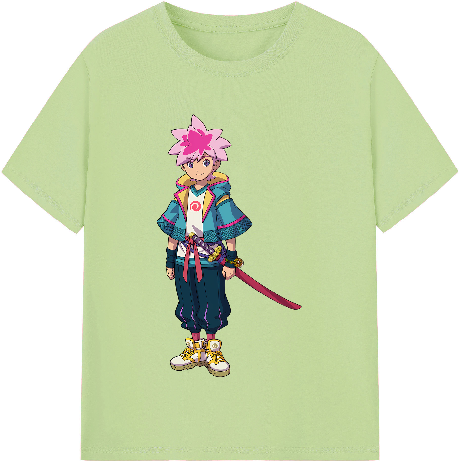 （画像用） 妖怪ウォッチ Yo-kai Watch 綿100％半袖Tシャツ（フロントプリント）